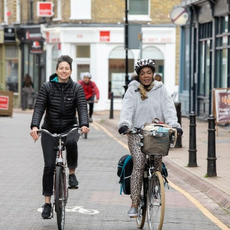 Triah and Jo, Cycle Buddies