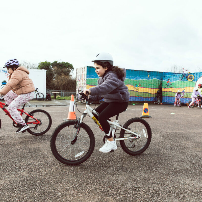 LBK child on bike cycling