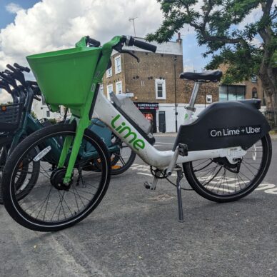Shared hire e-bike