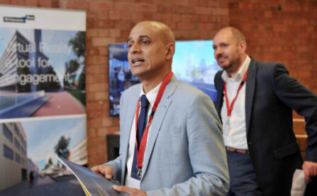 Ashok Sinha speaking at LCC event